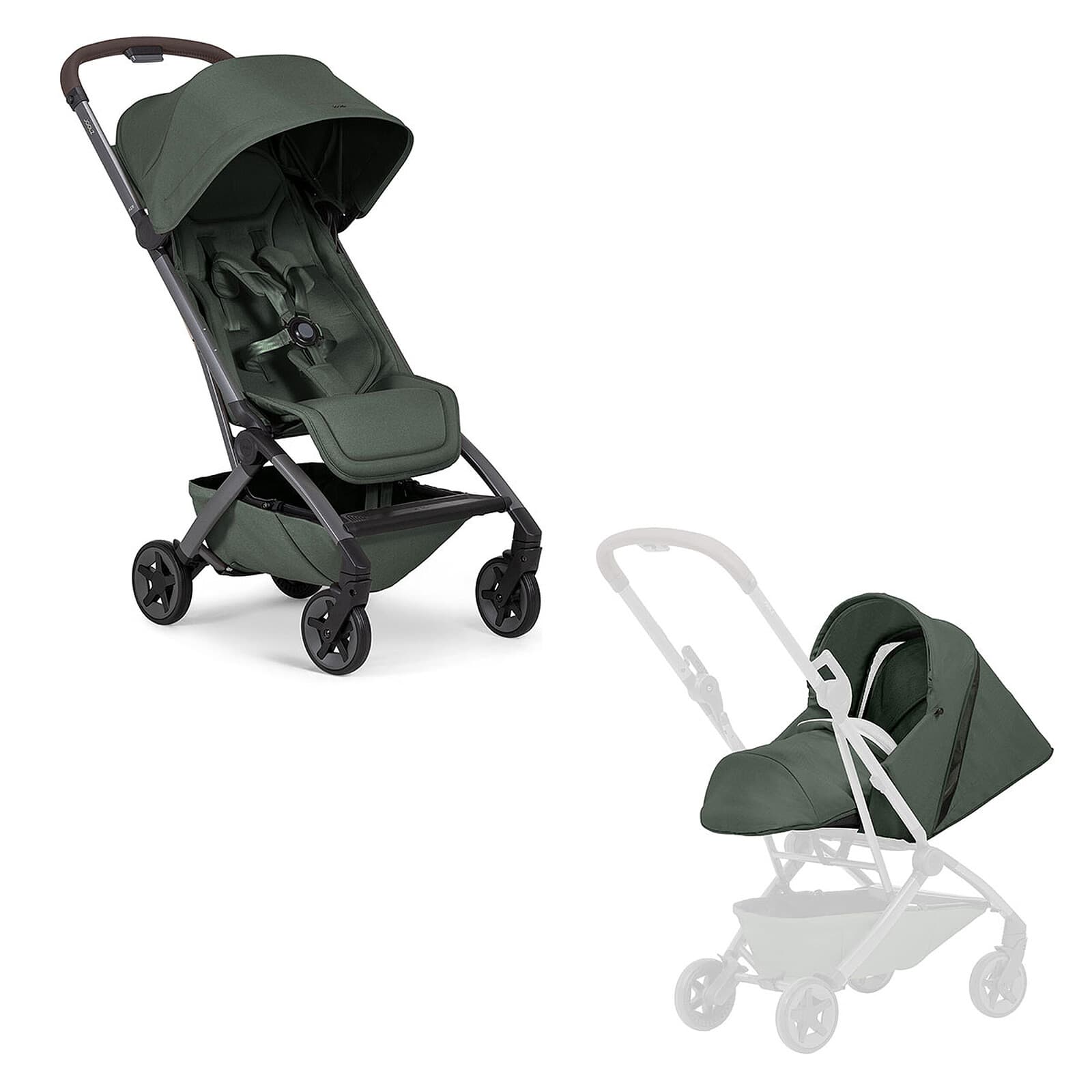 Joolz, Pack Naissance Poussette Aer² + Cocon Aer² - Forest Green