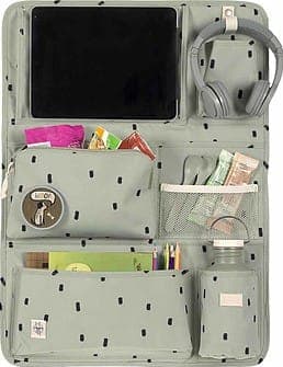 Lassig, Organisateur de Voiture Happy Prints - Olive